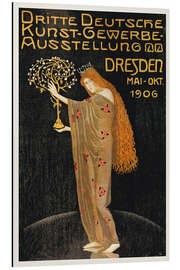 Magnettafel Dritte Deutsche Kunstgewerbeausstellung, 1906