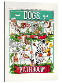 Gallery print Dogs in the Bathroom