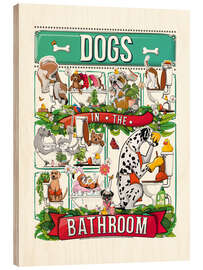 Trebilde Dogs in the Bathroom