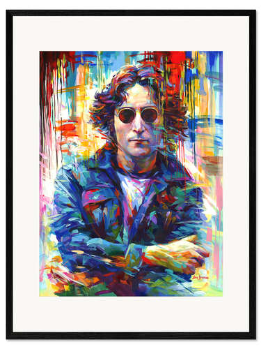 Framed art print John Lennon
