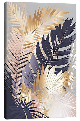 Canvas print Abstract Leaves