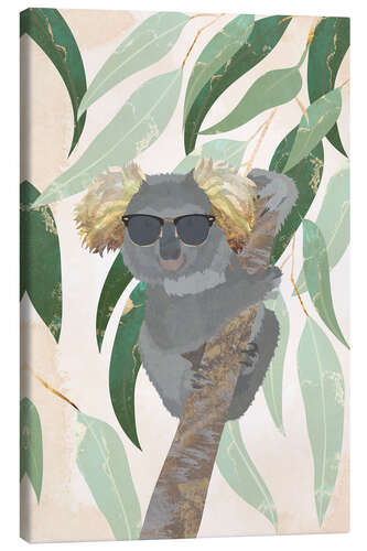 Leinwandbild Cooler Koala