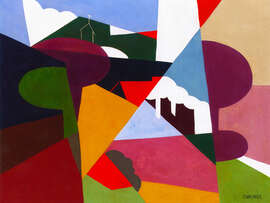 Magnettafel La Ciotat, Abstrakte Landschaft