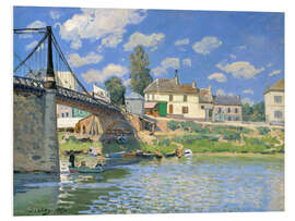 Stampa su PVC The Bridge at Villeneuve-la-Garenne