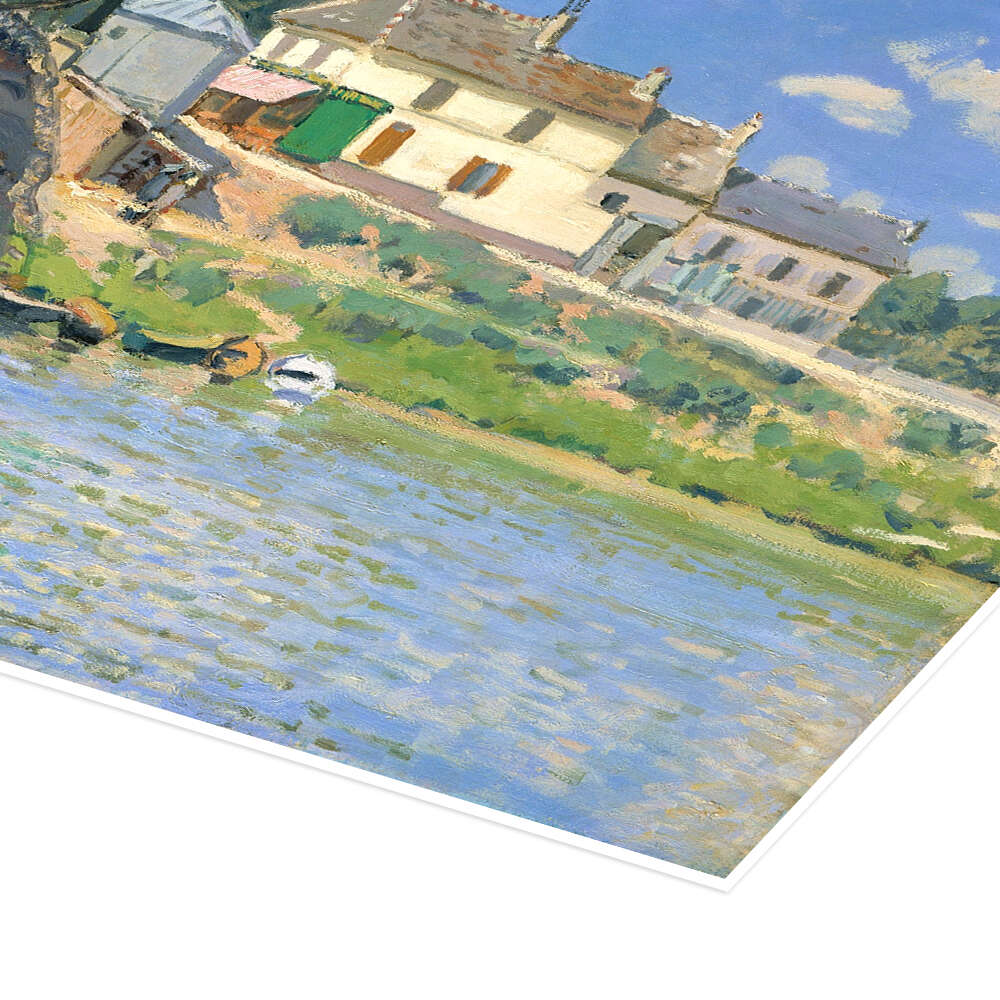 Alfred Sisley -Bridge and Water Mill of Moret in Summer