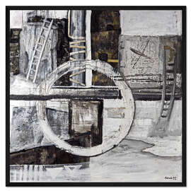 Gerahmter Kunstdruck Downtown