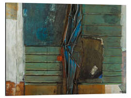 Magnettafel Die Strandhütte des Malers