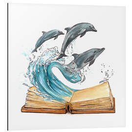 Magnettafel Geschichten über Delfine