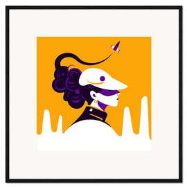 Innrammet kunsttrykk Think Galactic