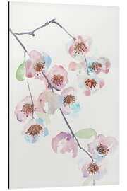 Tableau en aluminium Pink Blossom Branch