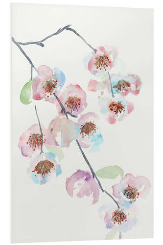 Quadro em PVC Pink Blossom Branch