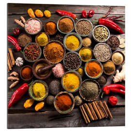 Tableau en plexi-alu Spices IV