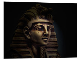 Foam board print Pharaoh Tutankhamen