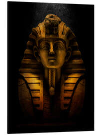 Aluminium print Gold Pharaoh Tutankhamen Mask