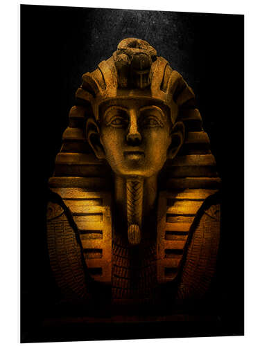 PVC print Gold Pharaoh Tutankhamen Mask