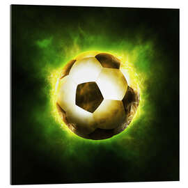 Acrylic print Magic Football