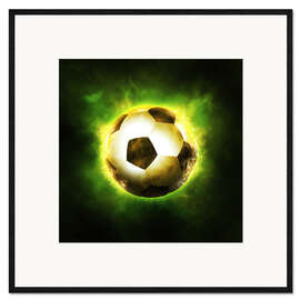 Framed art print Magic Football