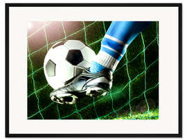 Gerahmter Kunstdruck Kick it!