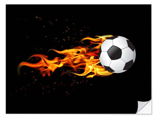 Wandsticker Feuerball