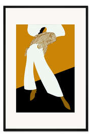 Gerahmter Kunstdruck On The Runway, Yellow