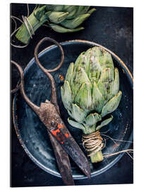 Gallery print Still Life With Artichokes and Old Scissors