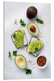 Gallery print Avocado Toast With Herbs Spices