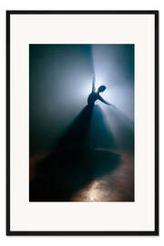 Gerahmter Kunstdruck Balletttänzerin im Rampenlicht