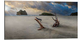 Tableau en aluminium Whanganui Beach New Zealand