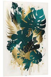 Hartschaumbild Klang der Blätter