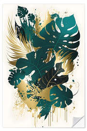 Wandsticker Klang der Blätter