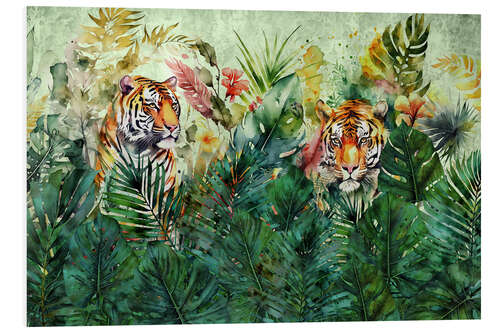 Stampa su PVC Tiger Jungle