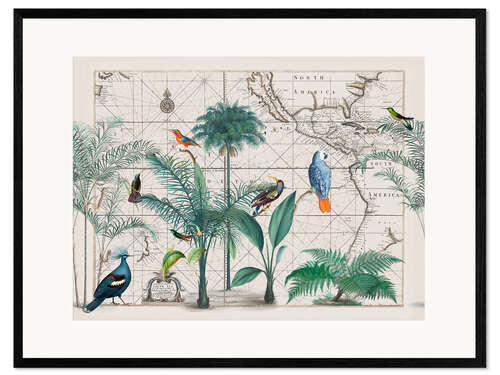 Ingelijste kunstdruk South Sea Adventure