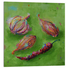 Gallery print Garlic, Shallots and Chili