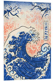 Foam board print Great Wave off Kanagawa