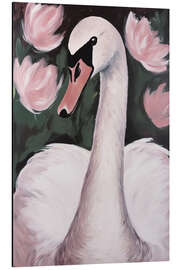 Magnettafel Hübscher Schwan