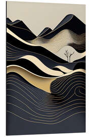 Magnettafel Minimale Wellenwüste