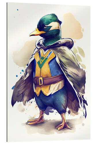 Galleritryk Superhero Duck