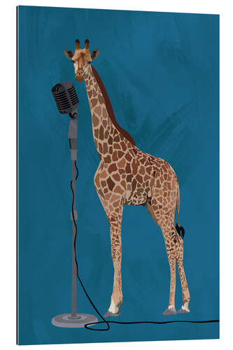 Gallery print Giraffe Microphone