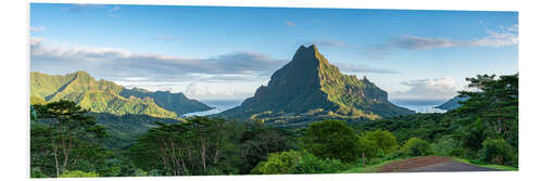 Quadro em PVC Belvedere Lookout on Moorea