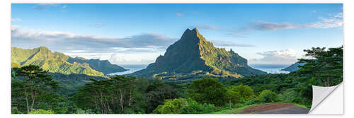 Vinilo para la pared Belvedere Lookout on Moorea