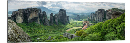 Cuadro de aluminio Meteora Monasteries in Greece