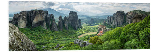 Foam board print Meteora Monasteries in Greece