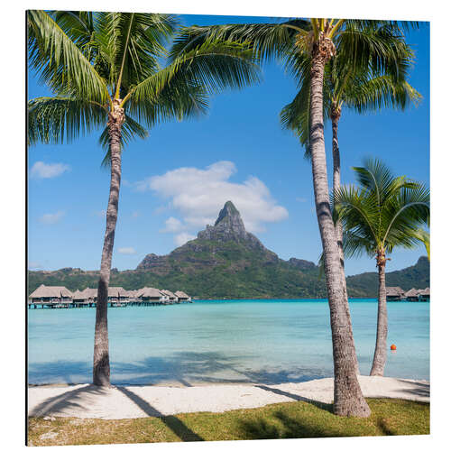 Tableau en aluminium Mount Otemanu on Bora Bora