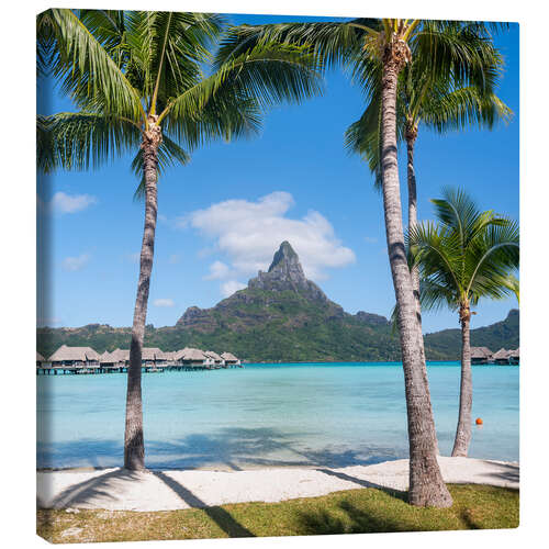 Quadro em tela Mount Otemanu on Bora Bora