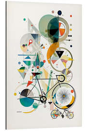 Magnettafel Das farbenfrohe Fahrrad