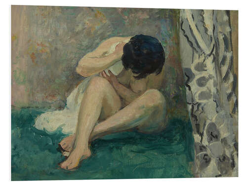 Bilde på skumplate Kiki, Naked on a Green Carpet, 1920