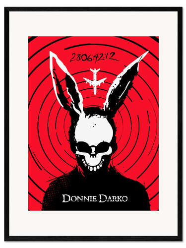 Plakat artystyczny premium w ramie Donnie Darko