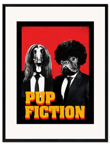 Framed art print Pup Fiction