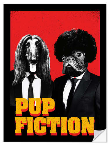 Sticker mural Pup Fiction