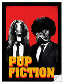 Selvklæbende plakat Pup Fiction